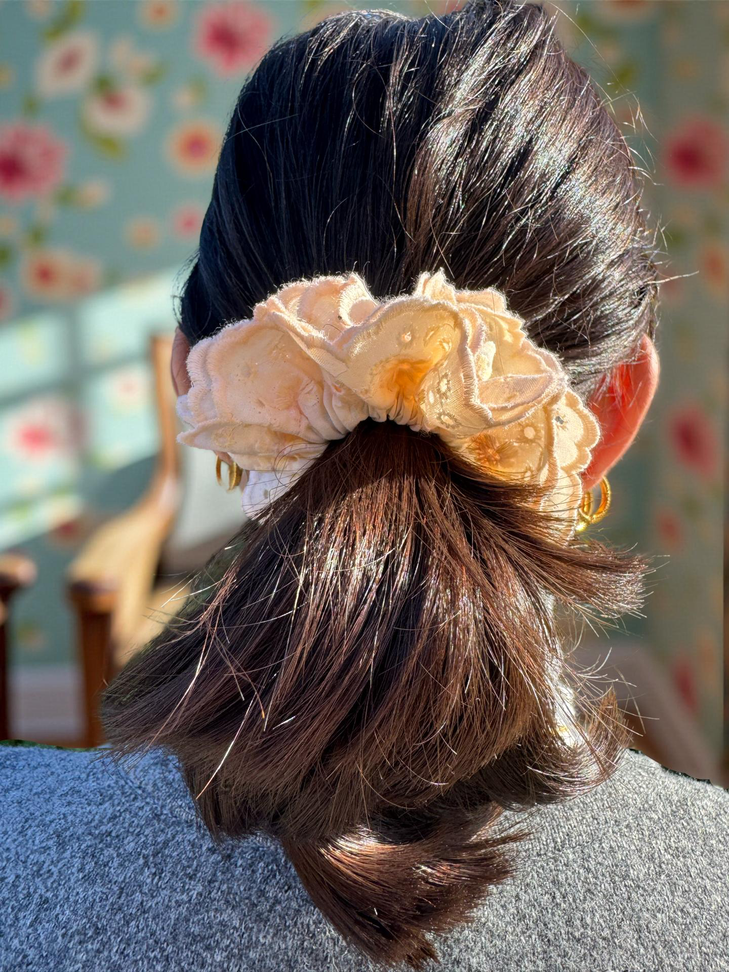 Scrunchie sangallo