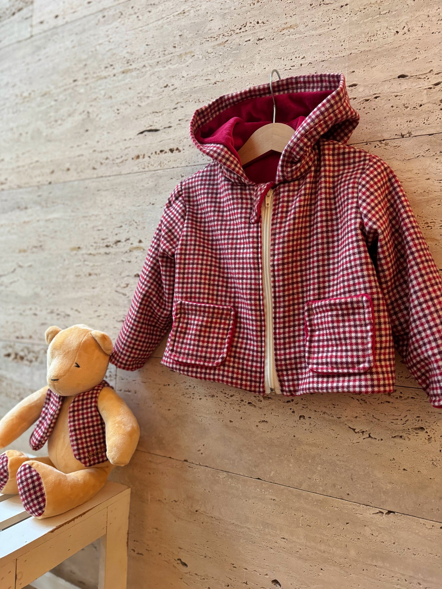 Giacca Melograno e Orsetto