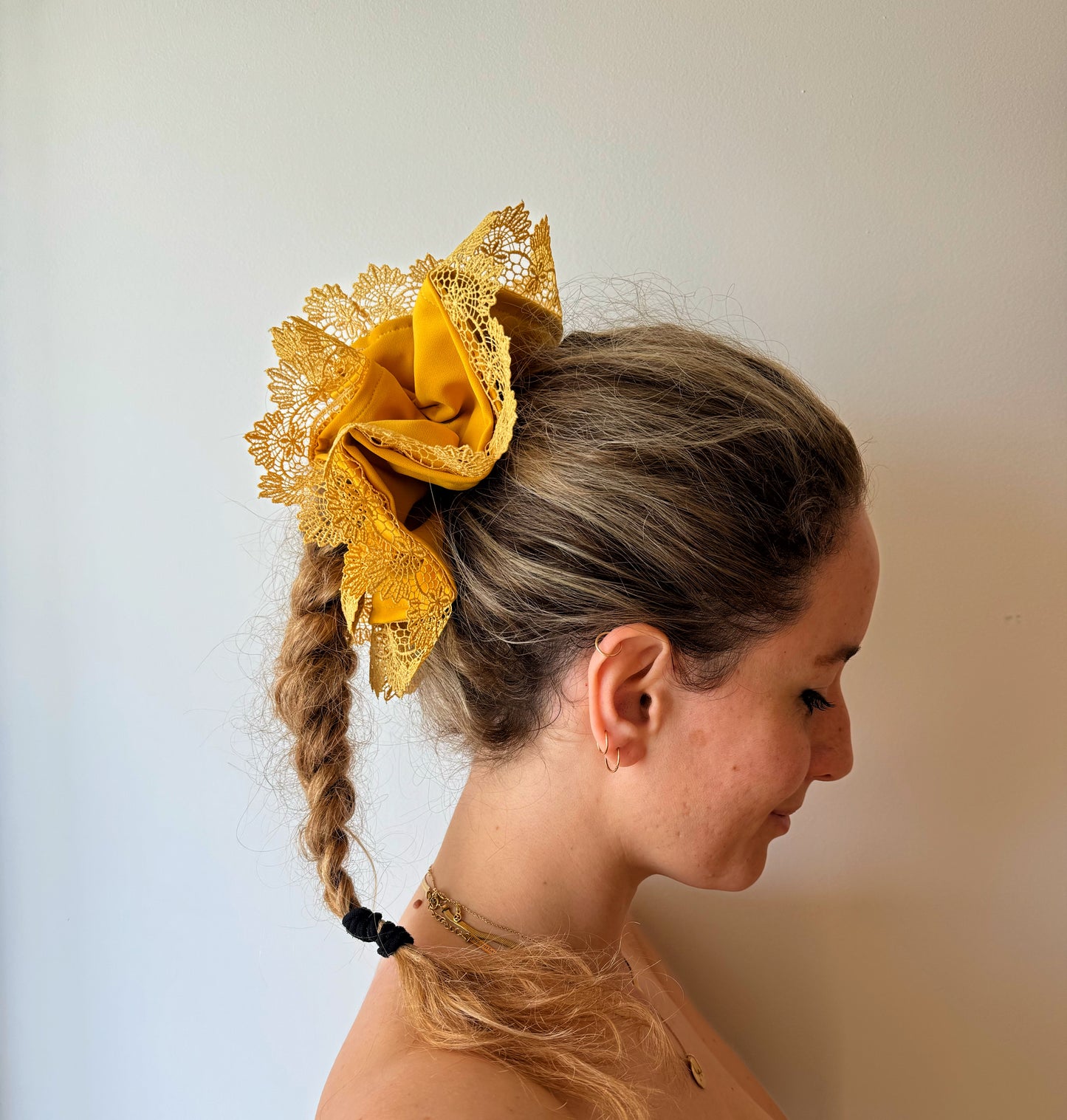 Scrunchie merletto