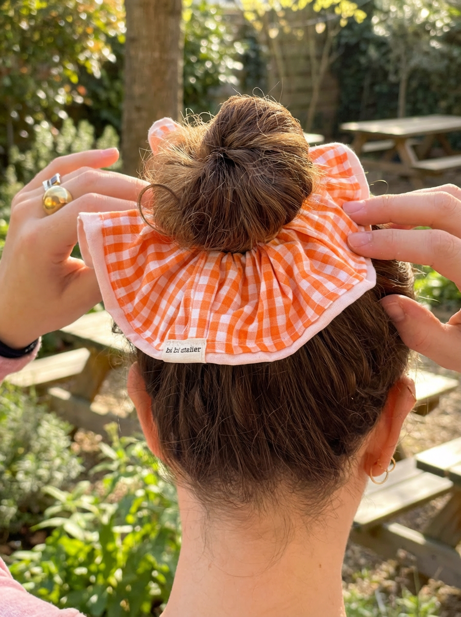 Scrunchie vichy