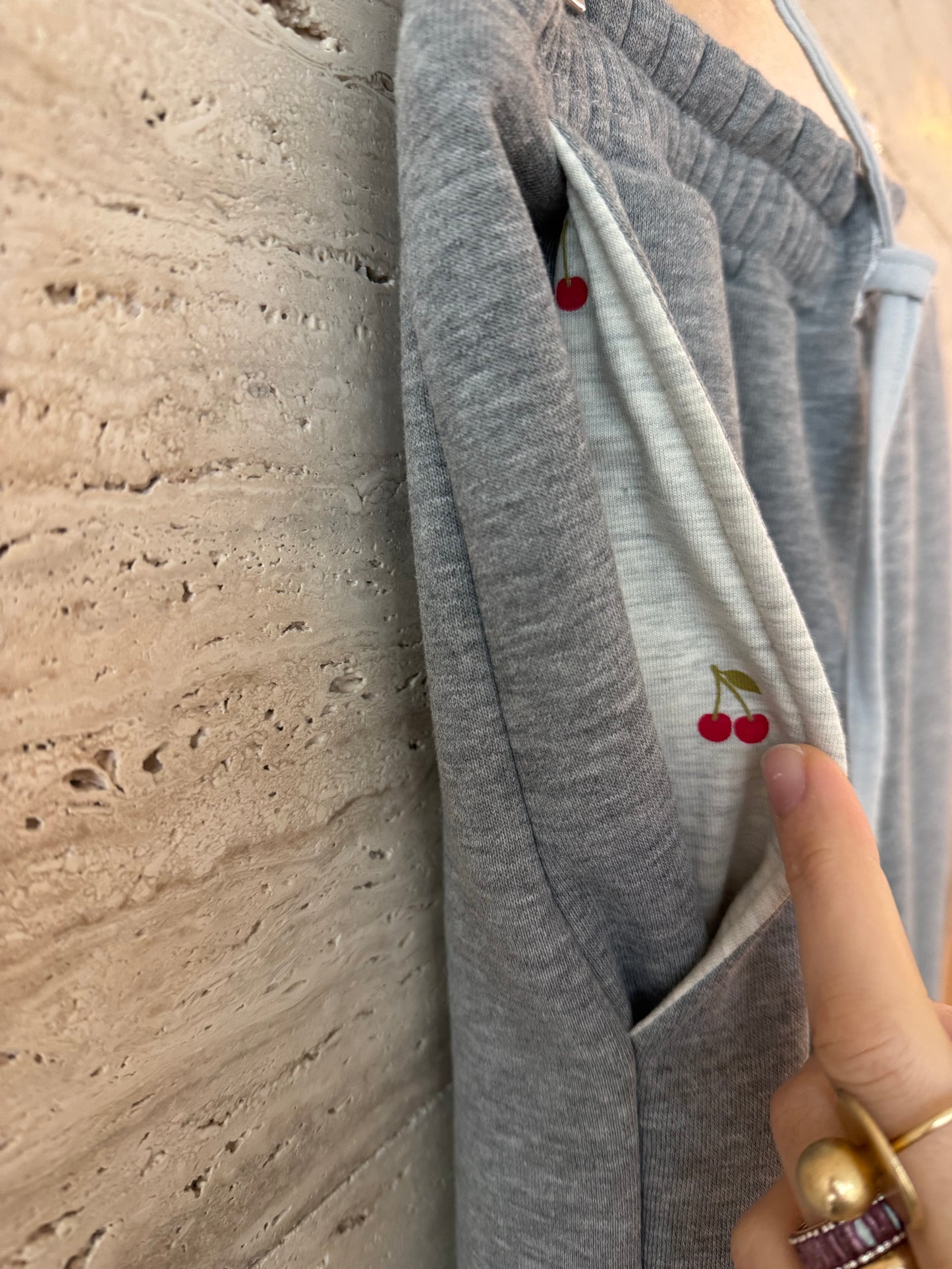 Pantaloni Scirocco in jersey garzato